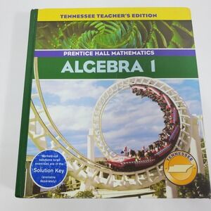 Prentice Hall Algebra 1 Tennessee Teacher Edition Textbook Green Excellent 2006